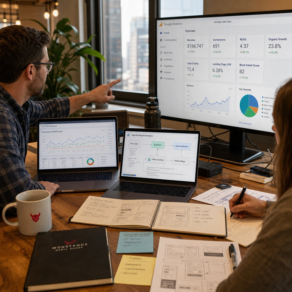 o buyer intent.
              Automation: Lead routing, notifications, CRM workflows, and fo