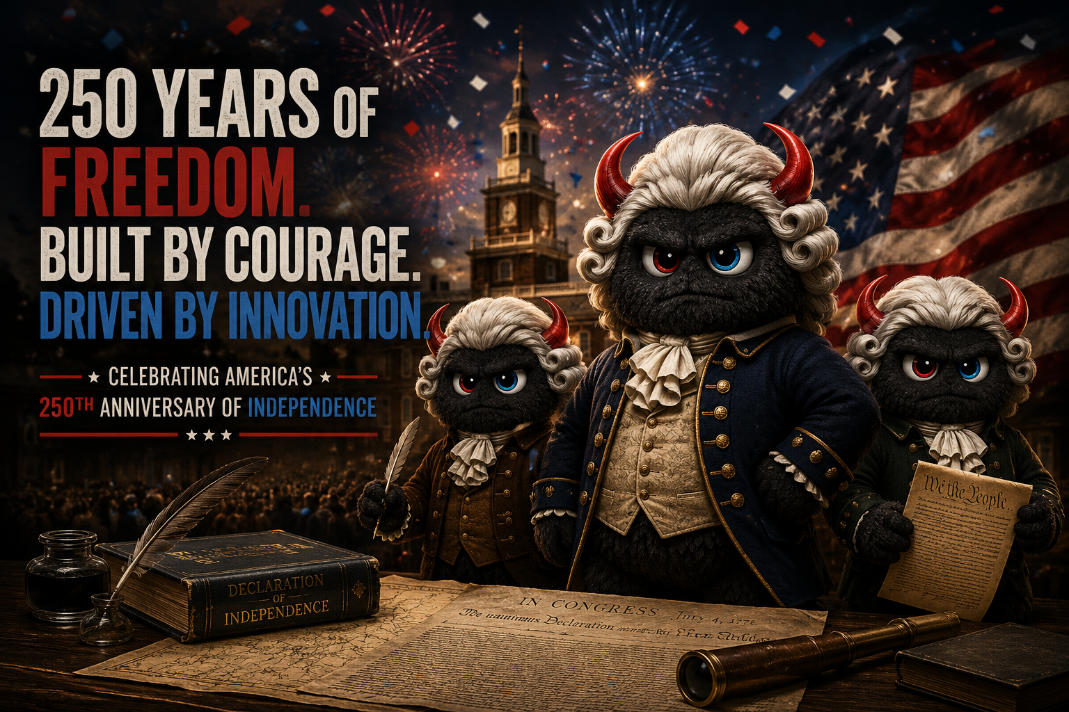 250 Years of American Independence: Built on Courage, Sustained by Freedom
