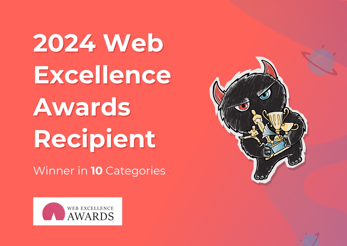 Celebrating Excellence: Monstrous Media Group Wins Big at the Web Excellence Awards!