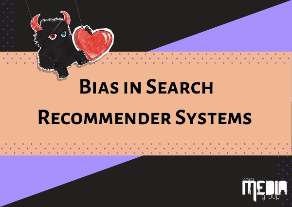 Bias in search recommender systems