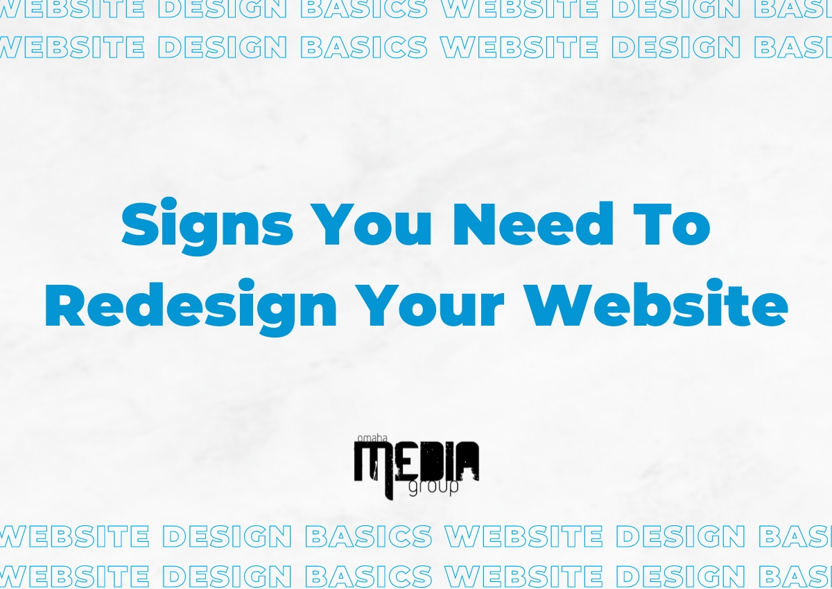 Signs you need to redesign your website