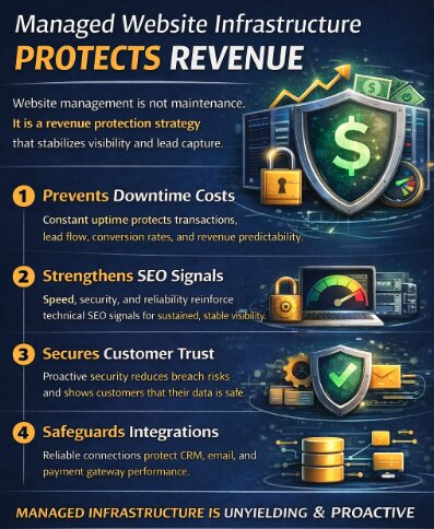 Revenue protection through managed infrastructure