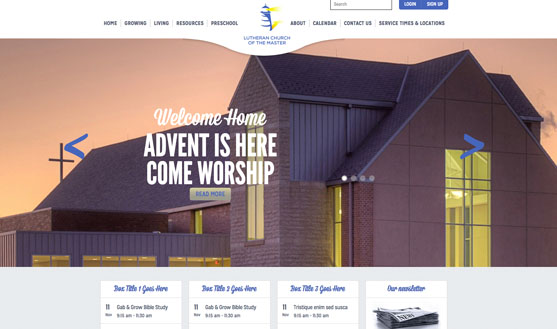 OMAHA MEDIA GROUP LAUNCHES LUTHERAN CHURCH OF THE MASTER WEBSITE