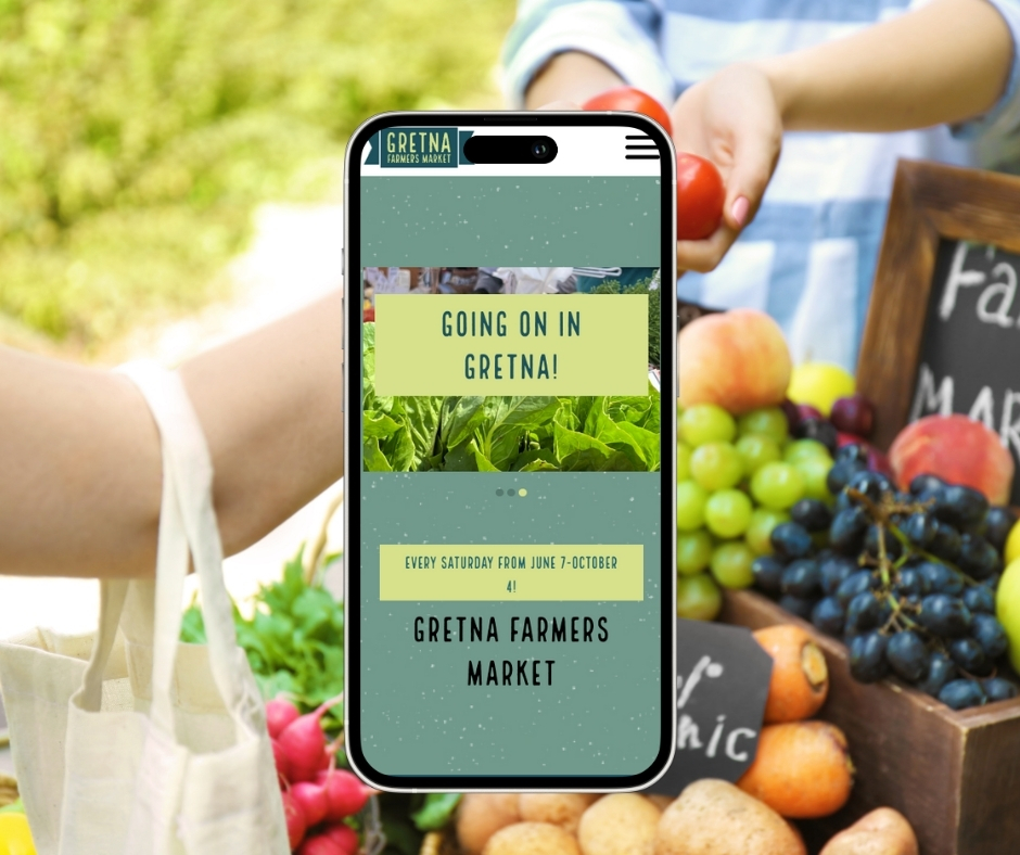 Gretna Farmer’s Market – Website, SEO, and Social Media Campaign