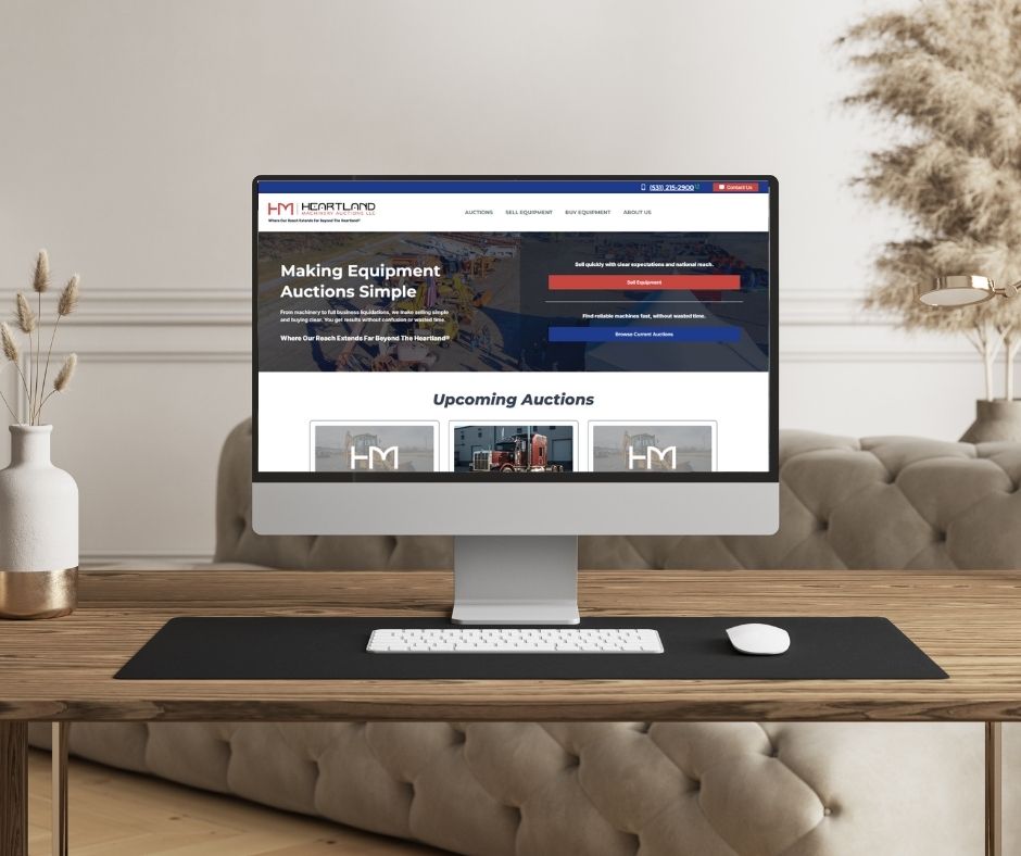 Heartland Machinery Auction Website & Marketing